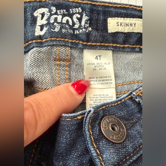 OshKosh B'gosh Dark Blue Slim Jeans - Picture 3 of 3